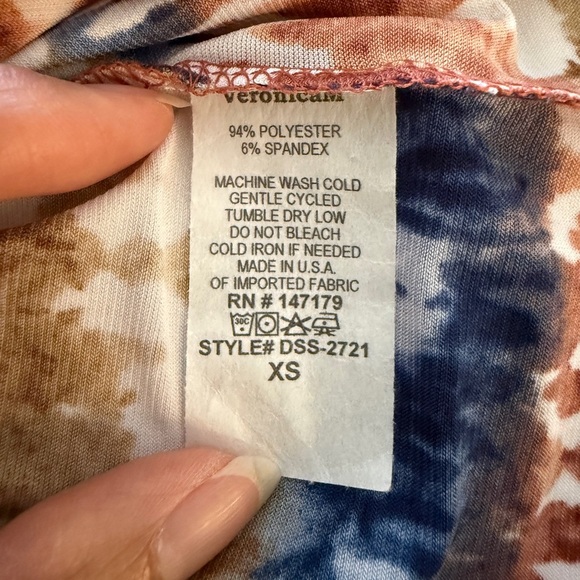 Veronica M Multicolor Long Sleeve Boho Dress Women XS - Picture 5 of 7